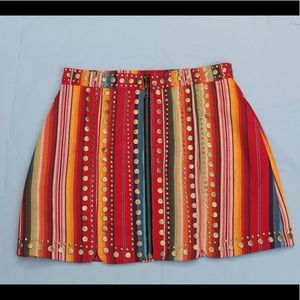 Spanish style studded skirt
